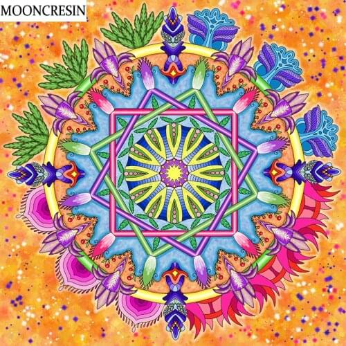 Diy Diamond Painting Full Square New Arrival Cross Stitch Embroidery Diamond Mosaic Flower Mandela Needlework Craft Home Decor