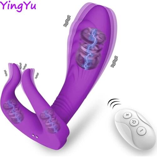 Wireless Remote Control Clitoris Stimulator Goods for Adult Masturbator G Spot Dildo 10 Speed Vibrator Sex Toys for Women Couple