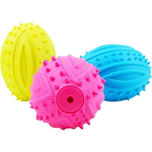 TPR pet toy pet dog toy tpr rugby chew toy pet supplies，Q159