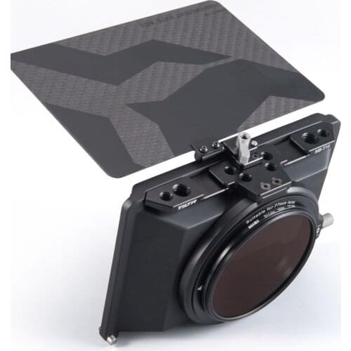 TILTA MB-T15 4*5.65 Mini Matte Box for DSLR Mirrorless camera w/ lens ring 55mm 58mm 77mm 67mm 52mm for BMPCC 6K A7 GH5 cage