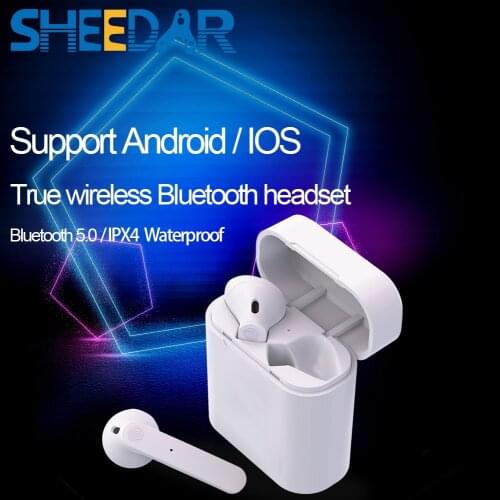 Wireless Headphones Bluetooth 5.0 Earphone TWS HIFI Mini In-Ear Sports Running Headset Support iOS/Android Phones HD Call