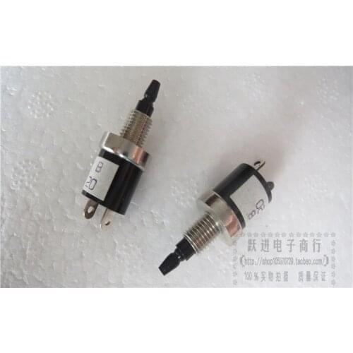 Import Japan Fujitsu round button reset switch 3A-AC125V 2 foot button press switch Normally closed