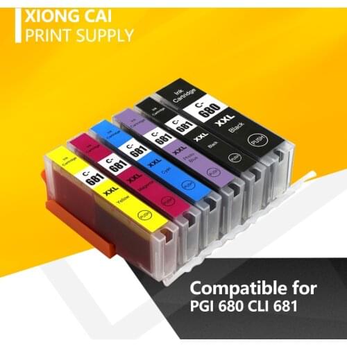 Compatible for PGI-680 CLI-681 pgi680 cli681 ink cartridge for Canon for PIXMA TR7560 TR8560 TS6160 TS8160 TS9160