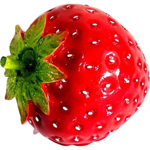 Large Size Strawberry Trinket Ceramic Handmade Strawberry Ornament