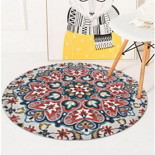 Mandala carpet for livingroom and bedroom rug door bathroom tea table sofa ground mat kitchen flower soft rug flannel tapete