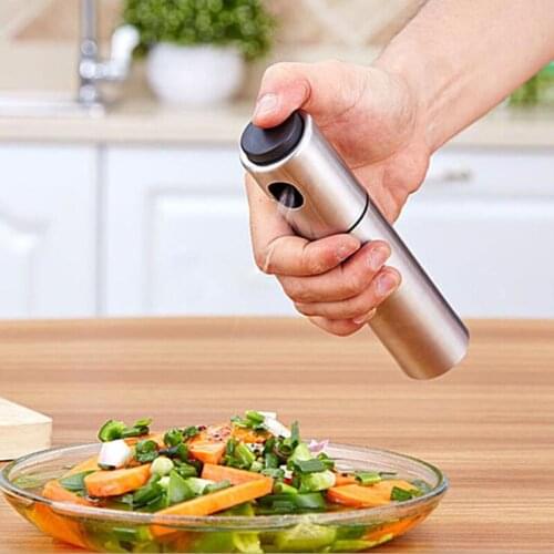 Kitchen Oil Vinegar Bottle Stainless Steel Spray Seasoning Bottle Barbecue Cooking Oil Spray Bottle Kitchen Season Tool