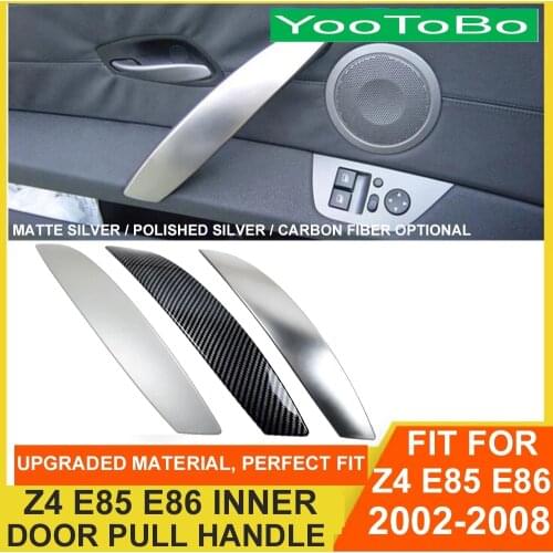 Left Right Hand Driver Passenger Side Interior Front Door Pull Handle Panel Cover Trim Replacement For BMW Z4 E85 E86 2002-2008
