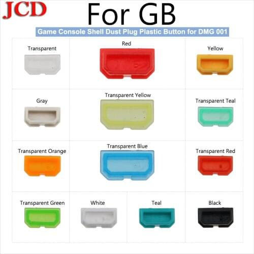 JCD New Multicolor Dust Cover For GameBoy game Console Shell Dust Plug Plastic Button Multicolor Dust Cover For GB DMG 001