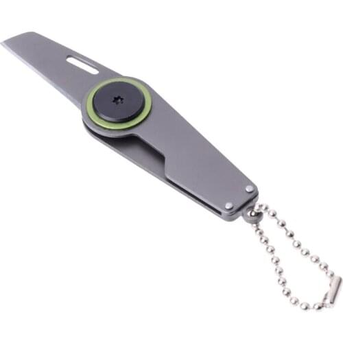 Tactical Mini Pocket Folding Knife Survival Portable Camping EDC Key Chain Tool