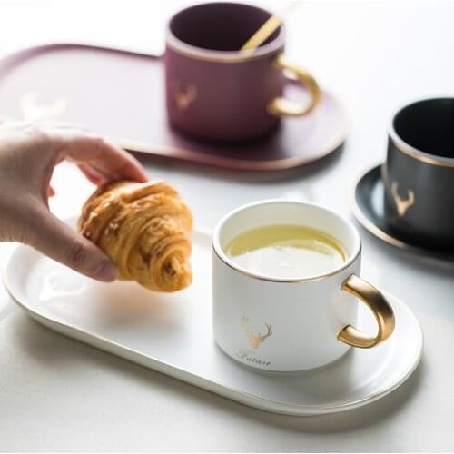 TIDYLADDY Coffee Cups And Saucers