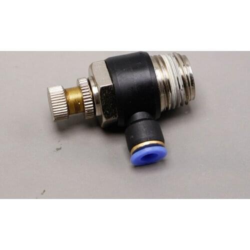 Tube 6mm Thread G 1/2 Pneumatic throttle valve Fitting SL series pneumatically Quick Connector exhaust valve SL6-04