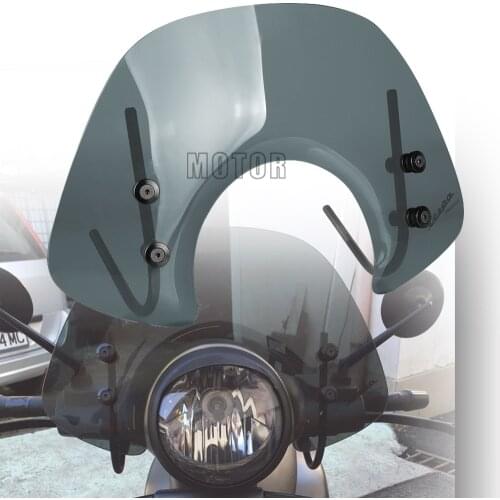 Motor Scooter Wind screen Front Windshield Spoiler Air Deflector For Piaggio VESPA GTS GTV250 300 ABS all years 2020 2019 2018