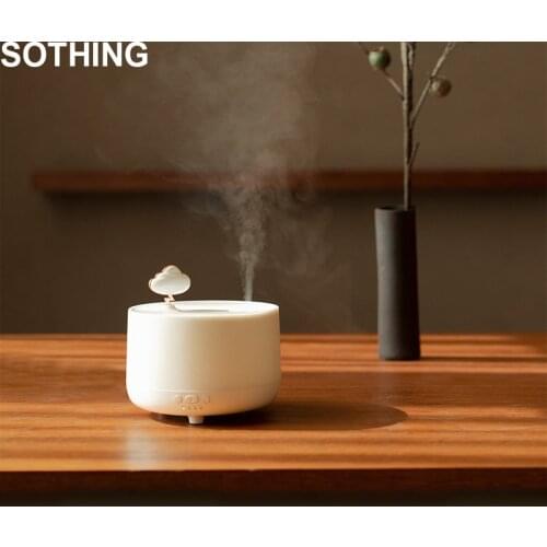 High Quality 260ML Evaporative Air Humidifier Wireless Space Capsule Cute Cloud /Small Hamster Mist Maker With LED Night Lamp