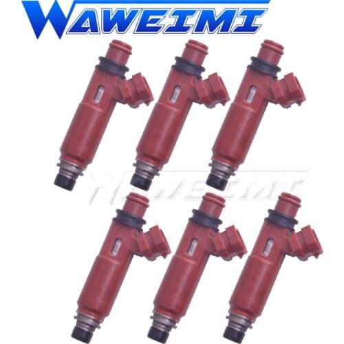 WAWEIMI 6PCS Fuel Injector Nozzle OE 195500-4430 For Mazda Miata RX-8 Good Quality Car Accessories 195500 4430 1955004430