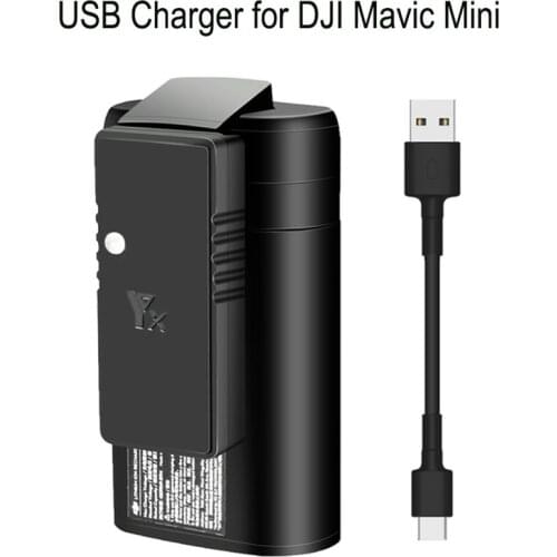 Battery Charger Mini USB Charger for DJI Mavic Mini Dron Charging Accessories Support QC3.0 Fast Charing