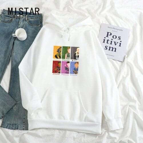 Funny six the musical Women Hoodies Long Sleeved Harajuku Fashion Tops Oversized Sweatshirt Printed Hooded Women Clothes