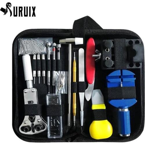147pcs Multifunction Watch Repair Tool Kit Watch Link Pin Remover Case Opener Spring Bar Remover Horlogemaker Gereedschap Repair