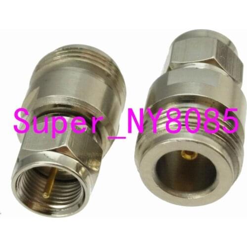 1pce F TV male Plug to N female Jack RF connector adapter