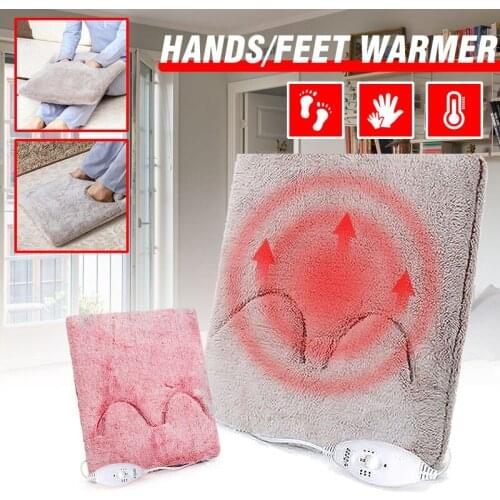 20W 220V Portable Electric Heating Hands Feet Warmer Heater Blanket Pad Winter Seats Warmer Cushion Mat Removable and Washable