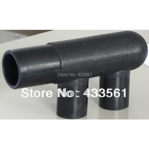Quick delivery Quality HDPE F type Tee connector DN40X DN32 fittings for ground source thermal pumping system or water pipeline
