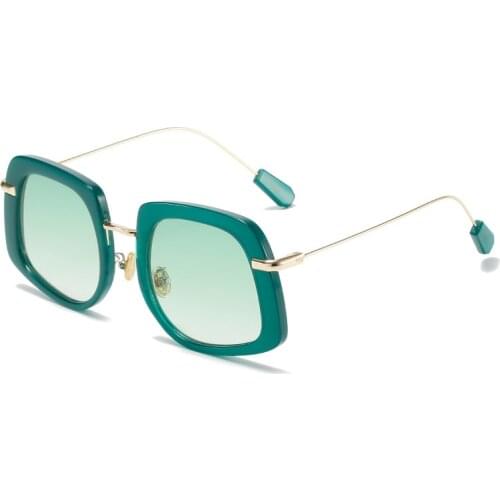 2021 new personalized oval Sunglasses trend Miu same Milan fashion show colorful Sunglasses