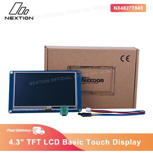 Nextion NX4827T043 - 4.3" TFT LCD Intelligent Touch Display Best Solution to Replace the Traditional LCD and LED Nixie Tube