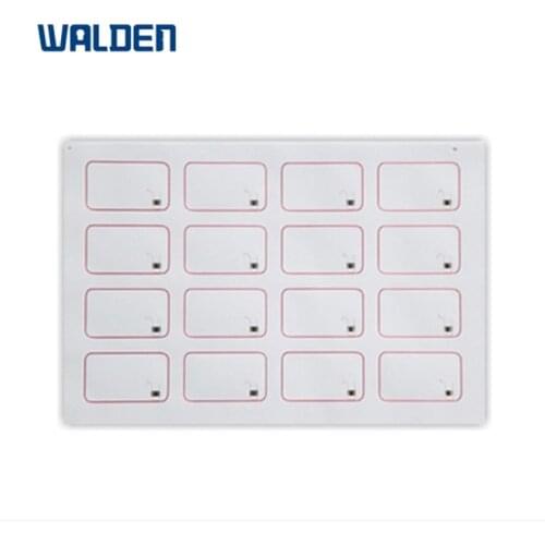 125Khz LF 13.56Mhz HF UHF RFID Card Prelam Inlay Sheet Custom Printed PVC Inlay