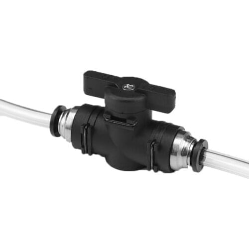 6mm DIY CO2 Generator Switch valve Hand Flow Control Valve CO2 System Air Tube Rapid Pipe Valve Throttle valve