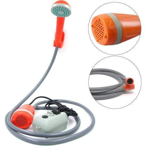 Multi-Function Car Washer Portable 2M Car Shower Washer Set Rechargeable Outdoor Camping Car Wash Travel Cleaning Tool