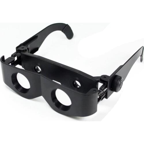 Multifunctional Fishing Sunglasses Black Zoomies Hands Free Product Magnifier Mirror Telescope 400% Magnification Binoculars