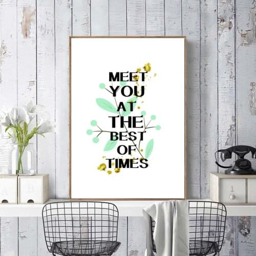 Love Quotes Motivational Posters Minimal Wall Art Canvas Painting Wall Pictures for Living Room Bedroom Nordic Wall Decor Prints