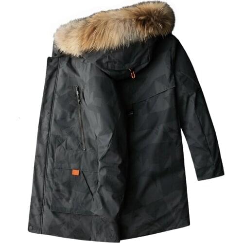 Plus size 8XL 7XL 6XL 5XL Youth 2020 mens new fashion cotton coat long XL winter warm plus velvet thick cotton jacket coat