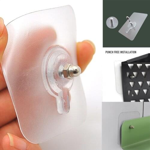 No Trace Stickers Nail Free Wall Hook Screw Adhesive Non-Trace No Drilling Bathroom Kitchen Living Room,bedroom,utensils Install