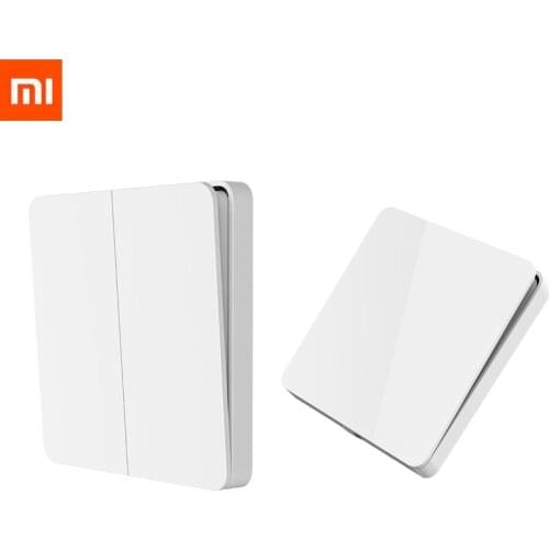 Xiaomi Mijia Basic Switch Wall Switch Single/Double/Three Open Dual Control Switch 2 Modes Switch For Lamp Lights Switch