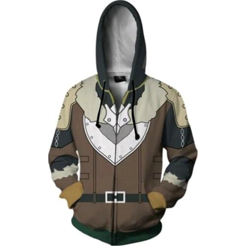 The Rising of The Shield Hero Casual Loose Hoodie Autumn Long Sleeve Pullover Oversize Tops Sweatshirts for Women Men