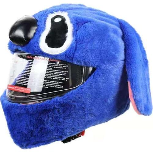 Christmas Plush Cover Motorcycle Helmet Accessories Motocross Full Face Off Road Helmet Decoration Helm Unisex Cosplay Styling