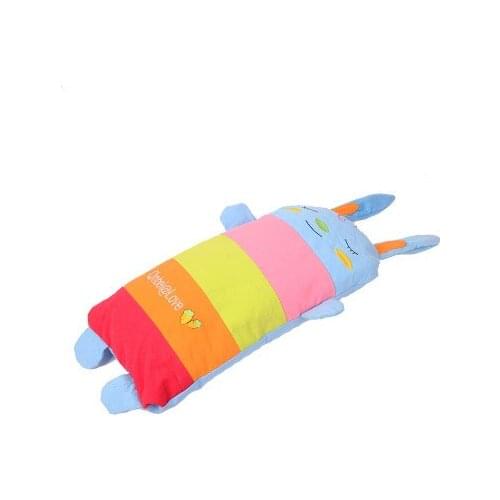 Cute Cartoon Organic Baby Pillow Newborn Shape Pillow Cotton Baby Sleeping Pillow Comfortable