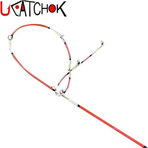 1pcs/pack 55cm half/full titanium alloy luminous raft stick tip fishing pole stem crane repair refit replacement fishing tackle