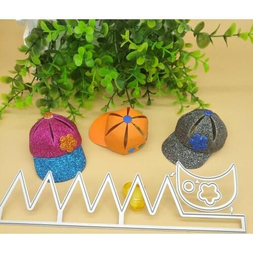DIY decoration for hats, peaked caps, sun hats, metal cutters, paper crafts, scrapbooks, cardboard photo albums
