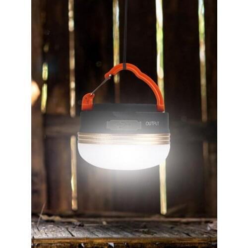Outdoor LED Camping Tent Light USB Rechargeable Emergency Light Magnet Adsorption Hanging Lamp Lighting Waterproof Lamp Camp
