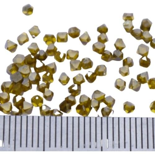 High Quality Large Particle Single Crystal Synthetic Diamond 2.2mm Average Weight 0.109 Carat