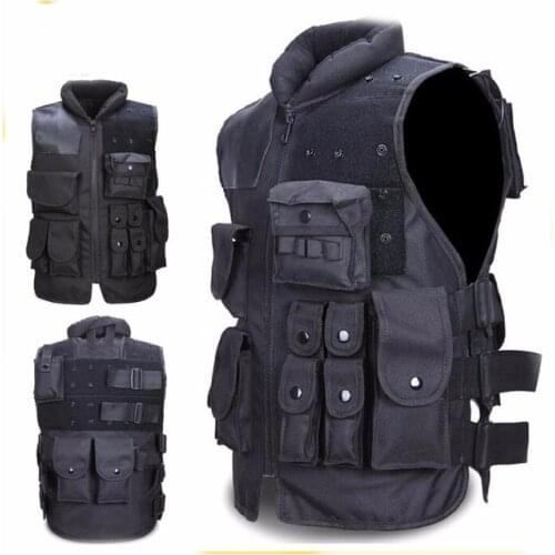 High Quality Tactical Vest Black Mens Military Hunting Vest Field Battle Airsoft Molle Waistcoat Combat Assault Plate Carrier