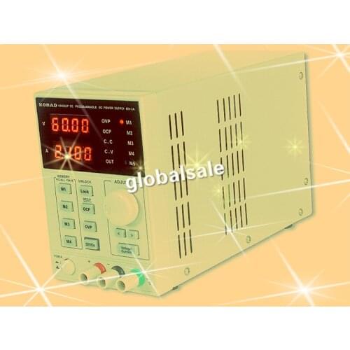 KORAD KA6002D quality High Precision programmable Variable Adjustable Digital Regulated power supply DC Power Supply 60V/2A mvmA