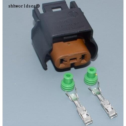 Worldgolden 2pin for VW Audi Passat auto waterproof connector plug wiring harness connector 7H0941165 15336117