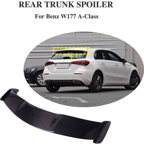 W177 Carbon Fiber Rear Wing Spoiler for Benz W177 Hatchback A-Class A180 A200 A250 A260 & A45 AMG 2019