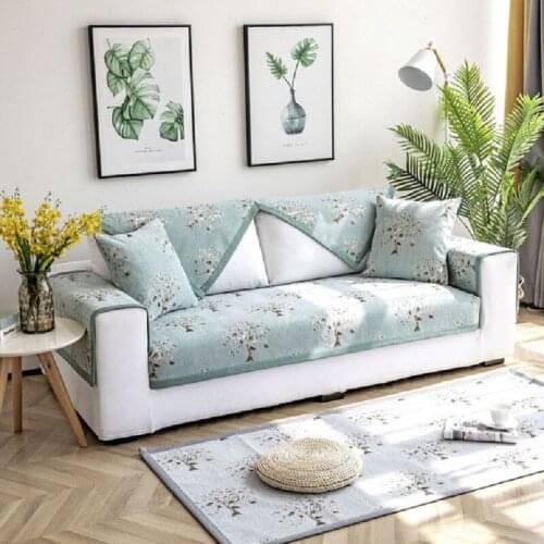 1 Piece Nordic minimalist combination sofa cushion living room decoration chenille jacquard anti-slip cushion cover sofa towel