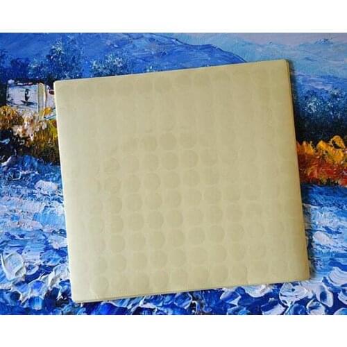 13/19/32/50mm Small large diameter round transparent labels circle PVC Sealing labels clear round stickers transparent sticker