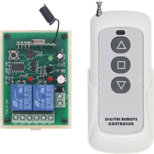 DC12V24V 2 Way Wireless Switch Controller To Control The Motor Forward And Reverse Rotation Of the Motor, Lamp Switch