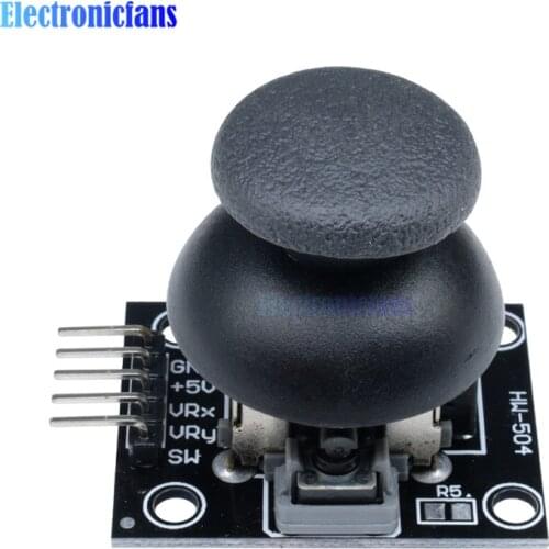 5PCS JoyStick 5Pin Breakout Module Shield For PS2 Joystick Game Controller 2.54mm Pin Two-way Rocker 10K Resistor For Arduino