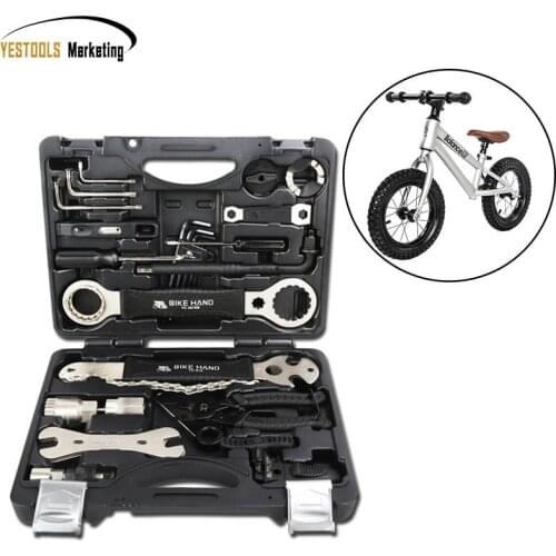 Mountain bike Professional Tool Kit Repair Spoke Wrench Freewheel Pedal Wrench 22 pcs/set YC-721 Bicycle Repair Tool